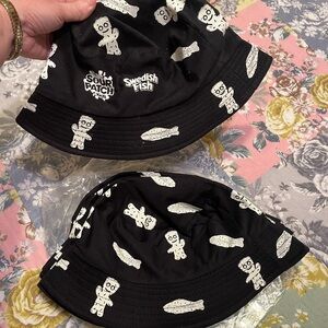 Brand new lot of 7 glow in the dark bucket hats featuring sour patch kids